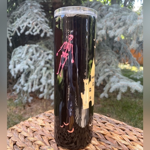 NEW Glow in the dark Halloween Skeletons Stainless Steel Insulated Tumbler - Picture 8 of 8